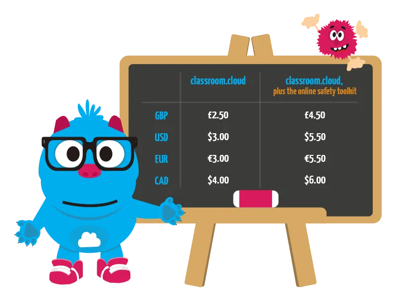 Pricing for classroom.cloud